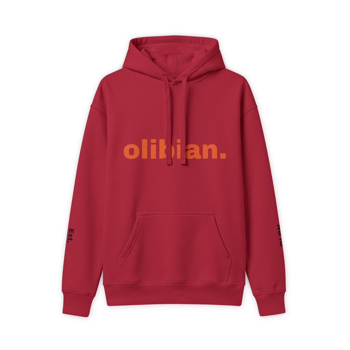Hoodie — 'olibian.' Front Logo & 'nema semafora' Back Graphic Streetwear