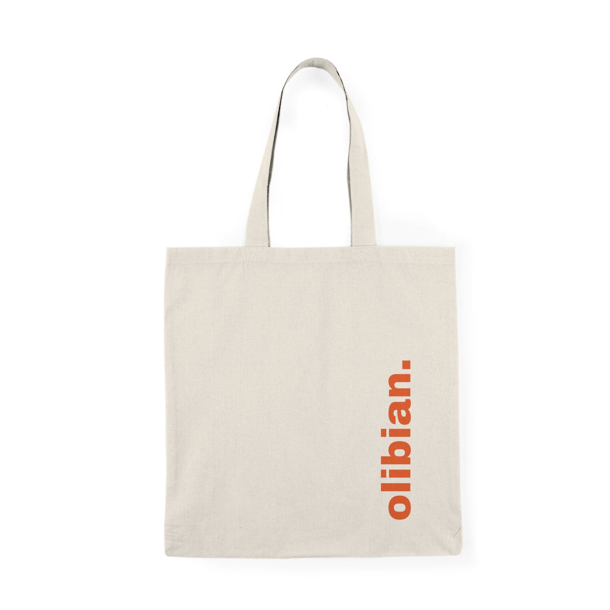 Natural Tote Bag - olibian ‘Two shops - infinite gossip’
