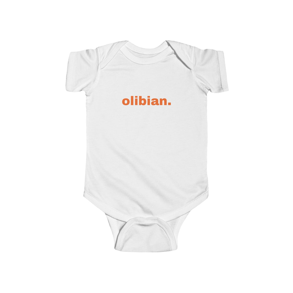Infant Bodysuit - "I Nap. You Clap." Funny Baby One-Piece with olibian. Logo