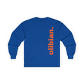 Offline Republic Long Sleeve Tee — "olibian." Vertical Print
