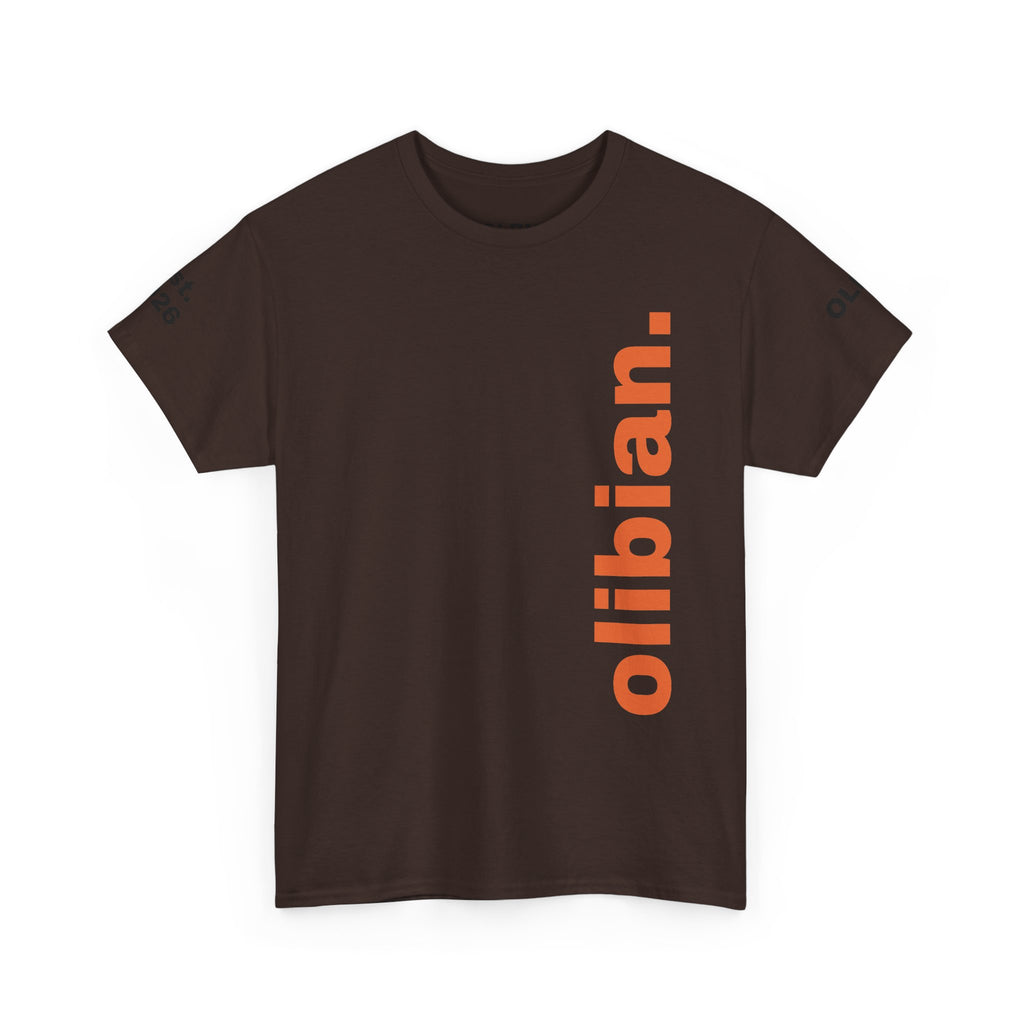 PREMIUM T-Shirt — 'olibian.' Vertical Logo & 'Less Hustle - More Slatinica' Back Graphic