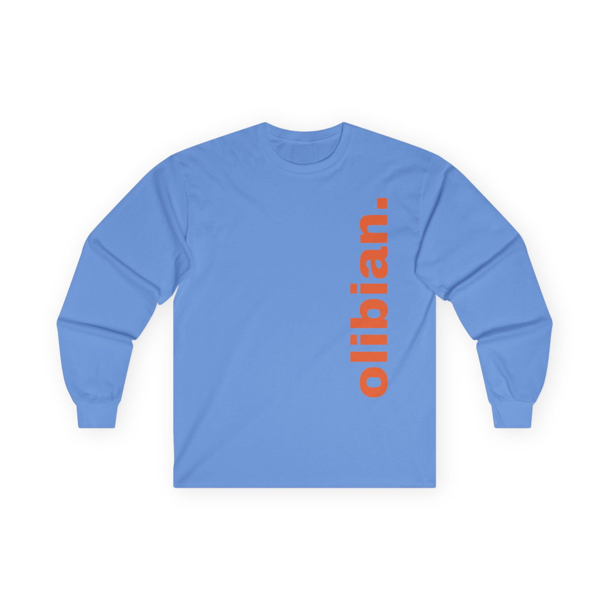 Offline Republic Long Sleeve Tee — "olibian." Vertical Print