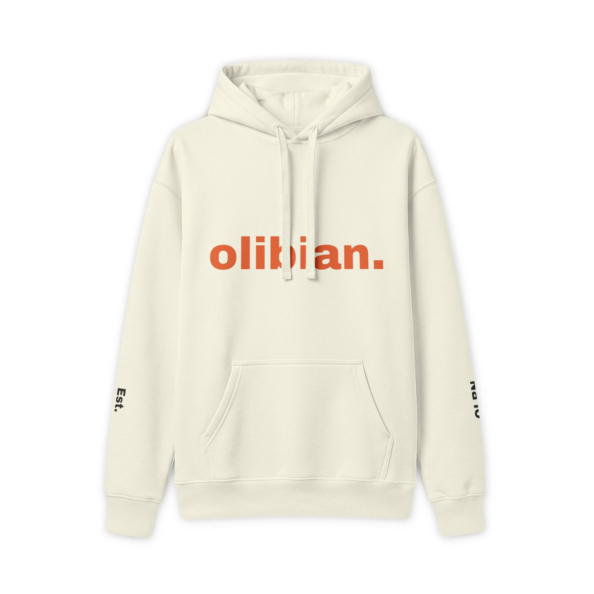 Hoodie — 'olibian.' Front Logo & 'nema semafora' Back Graphic Streetwear