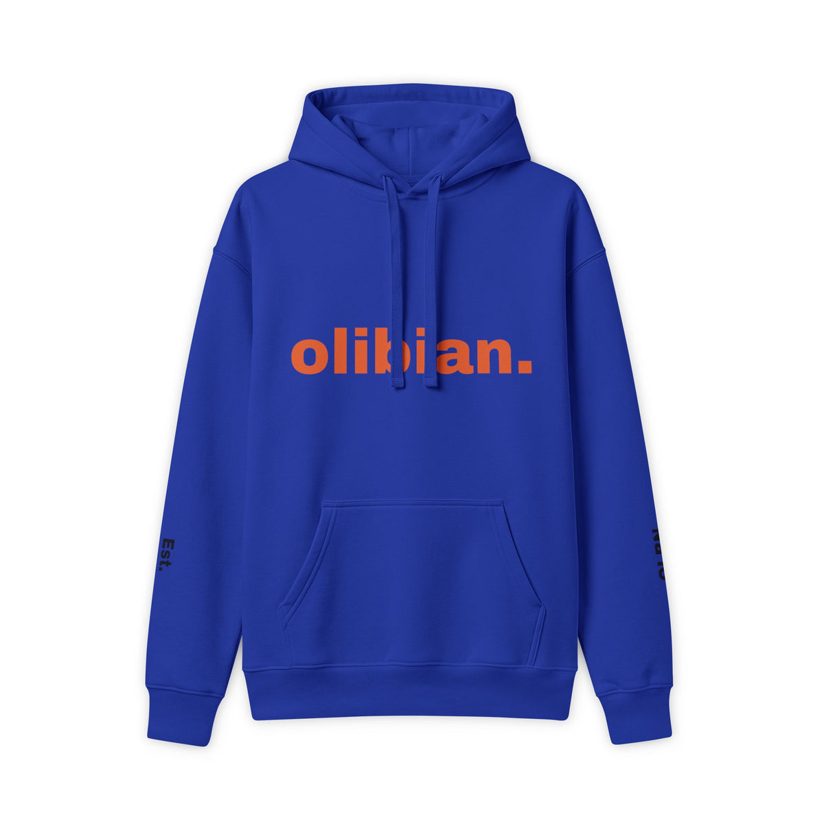 Hoodie — 'olibian.' Front Logo & 'nema semafora' Back Graphic Streetwear