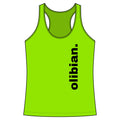 Women's Racerback Tank - olibian. Train. Conquer. Repeat.